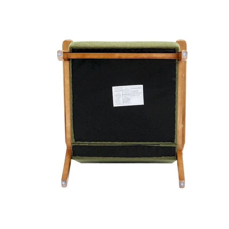 Sillón auxiliar capitoné de 28.74 con estructura de madera maciza