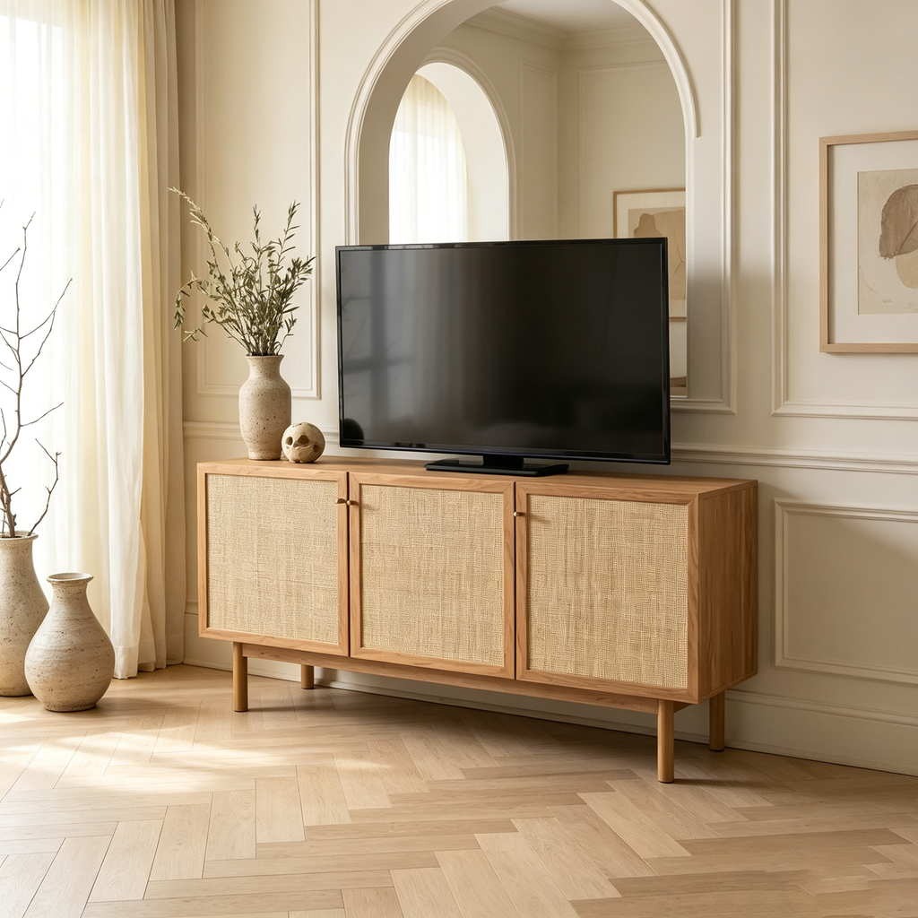 Buffet/banc TV à 3 portes