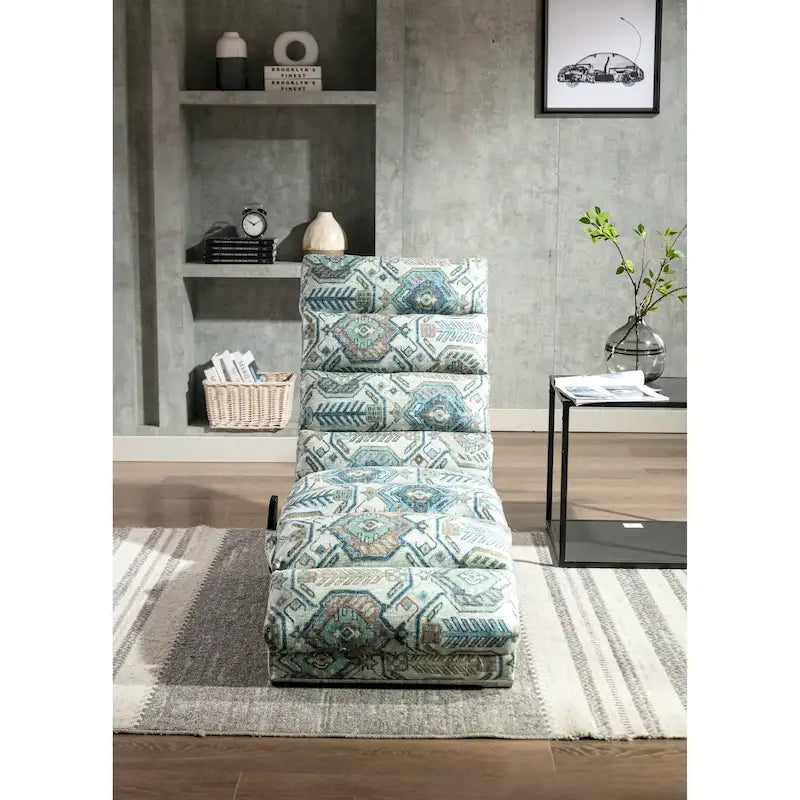 Chaise longue moderne d’intérieur, longue méridienne