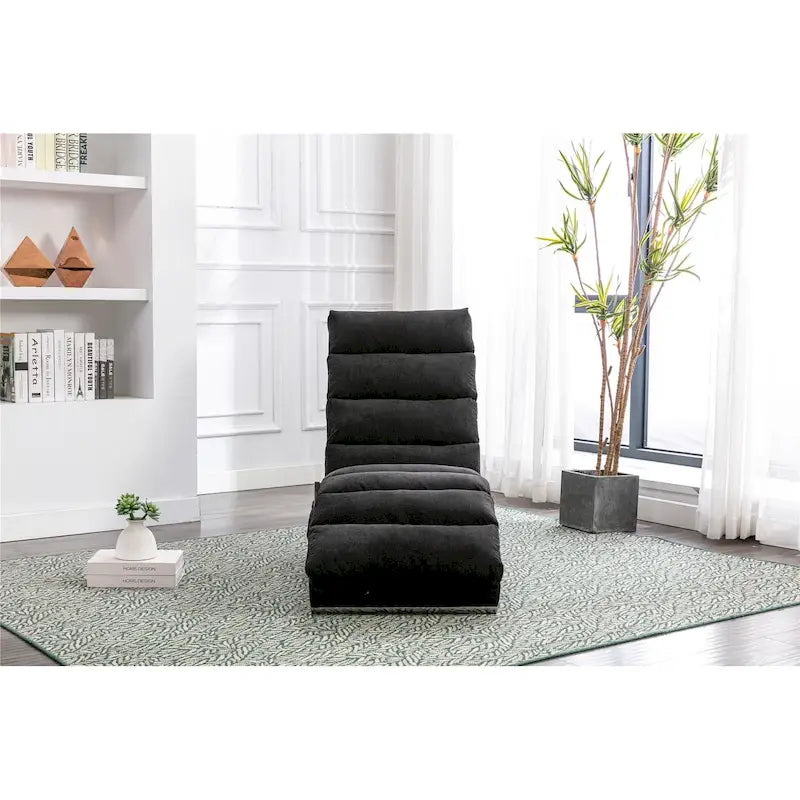 Sillón chaise longue moderno para interiores, tumbona larga