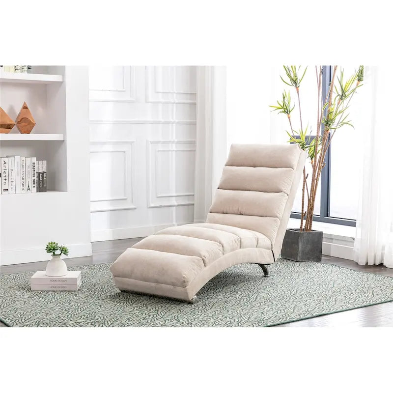 Sillón chaise longue moderno para interiores, tumbona larga