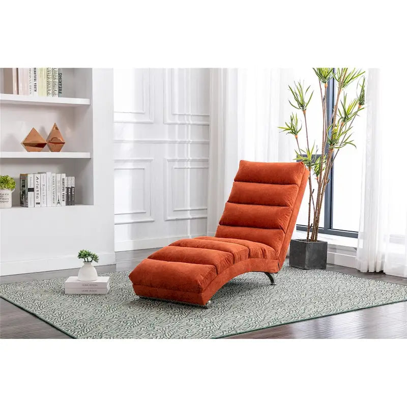 Sillón chaise longue moderno para interiores, tumbona larga