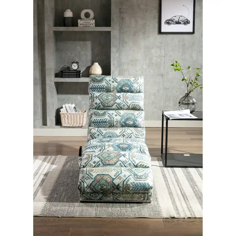 Chaise longue moderne d’intérieur, longue méridienne