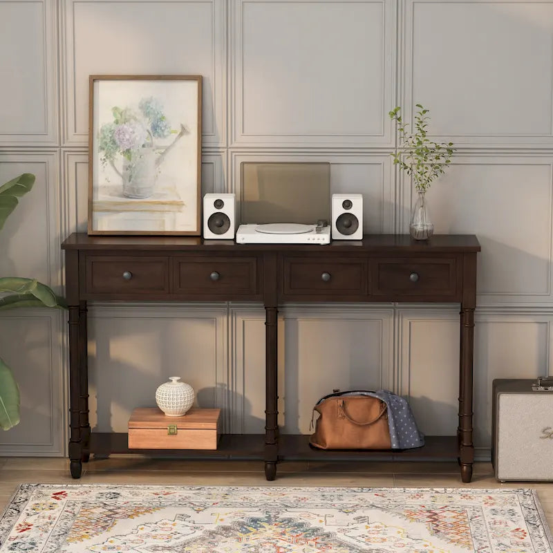 Console Table Sofa Table Easy Assembly