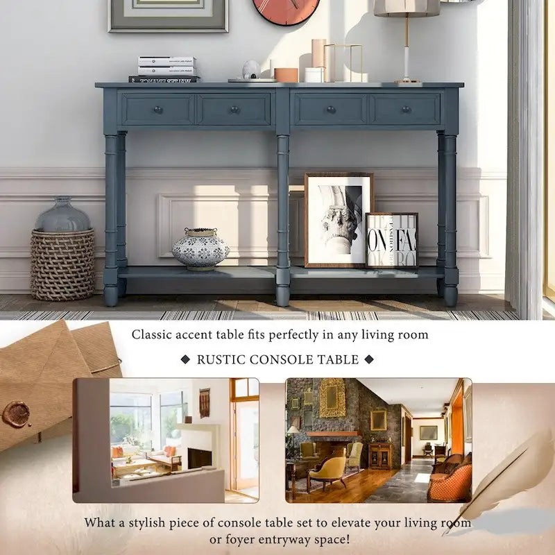 Console Table Sofa Table Easy Assembly