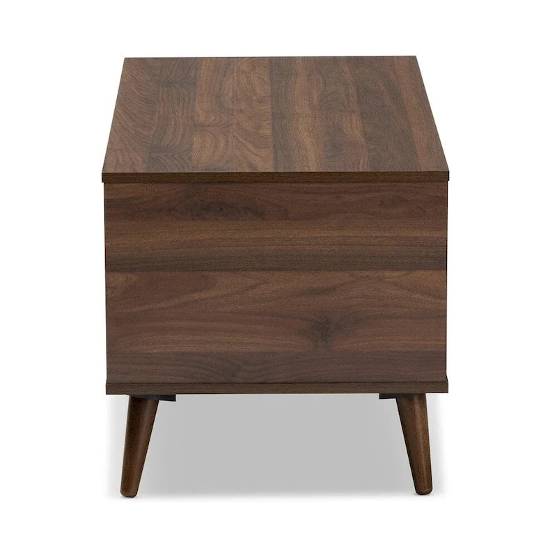 Table basse finition noyer