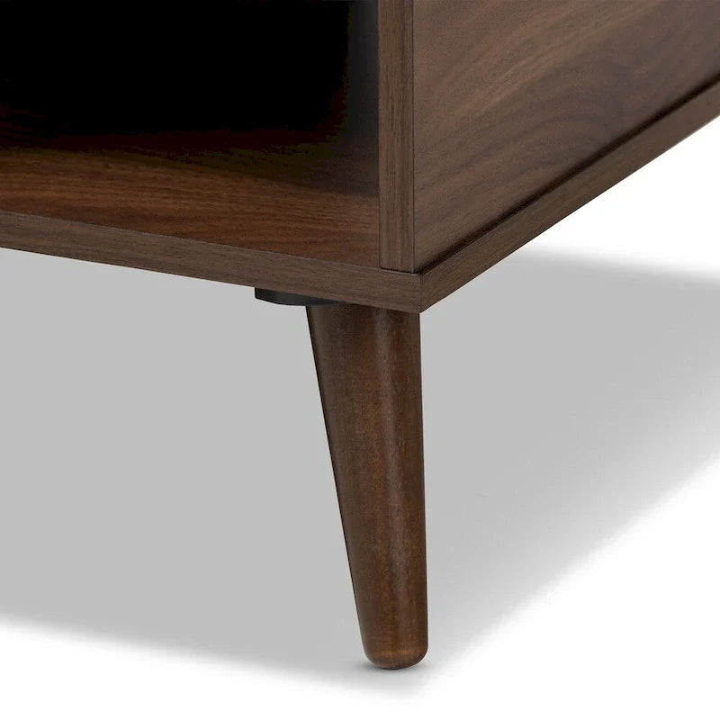 Table basse finition noyer