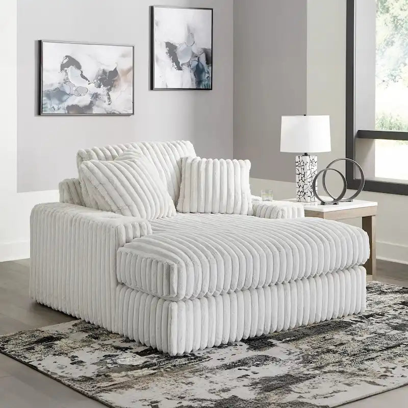 Oversized Chaise, with Cup holders and USB Charging