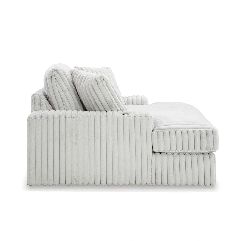 Oversized Chaise, with Cup holders and USB Charging