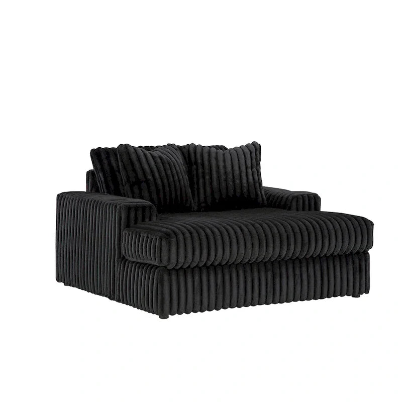 Oversized Chaise, with Cup holders and USB Charging