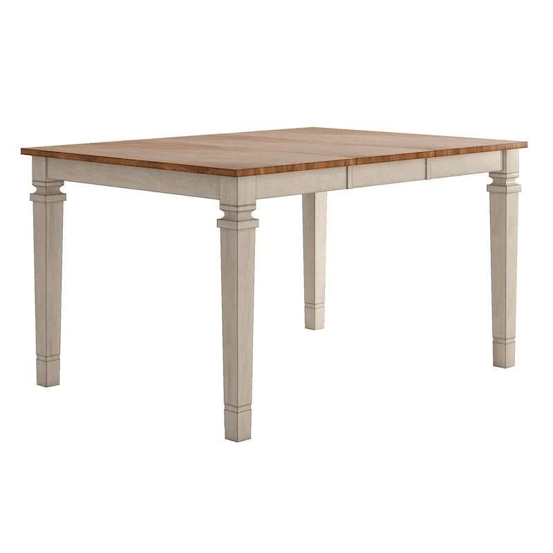 Table de salle à manger en bois à hauteur de comptoir