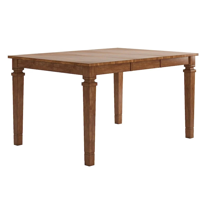 Table de salle à manger en bois à hauteur de comptoir