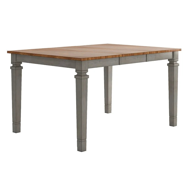 Wood Counter Height Dining Table