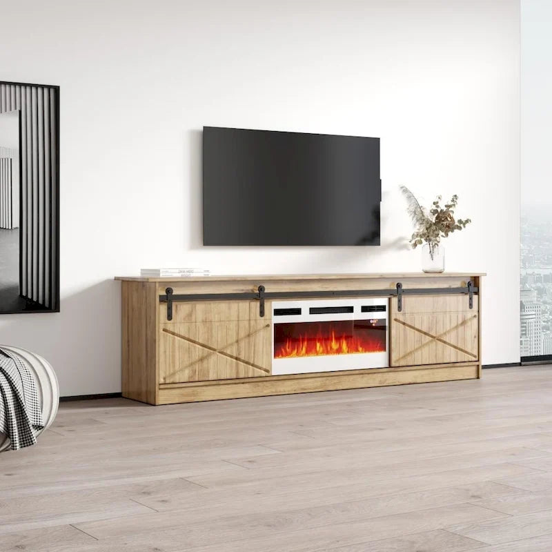 Electric Fireplace 79 TV Stand