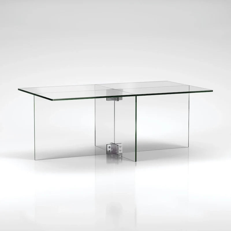Table basse en verre
