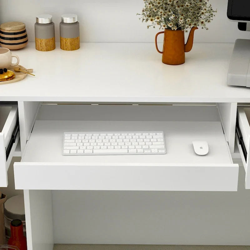 Comptoir d’accueil moderne avec éclairage décoratif