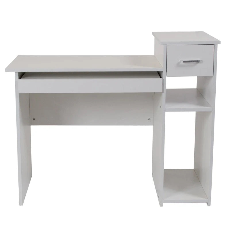 Computer Desk with Shelves and Drawer