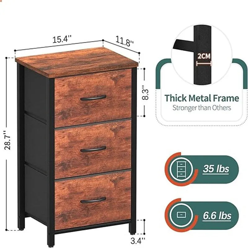 Storage Drawers Small Dresser for Bedroom
