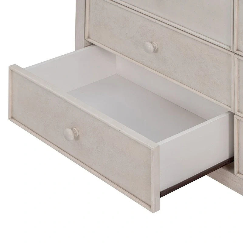 47.8 L Rustic Wooden Dresser Chest of Drawers for Bedroom