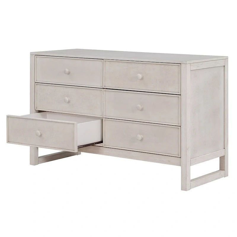 47.8 L Rustic Wooden Dresser Chest of Drawers for Bedroom