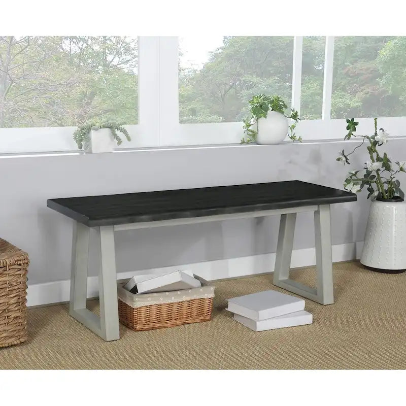 Banc finition sable rustique
